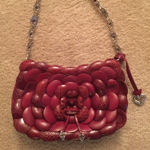 Brighton Rosalie Burgundy Leather Purse